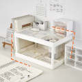 Multipurpose Mini Storage Rack - Sturdy & Stylish Organizer for Home, Office, Kitchen, and Bathroom. 