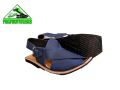 Peshawri Chappal in Black and Royal Blue Color. 