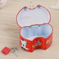 Tin Money Box With Lock & Key For Kids and Toddlers. 