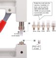 Pearl Setting Machine Manual Hand Press Beads Rivet Fixing Tool with 500 Pearls and150 nails. 