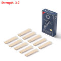 KOKKO 10 PCs Bb Tone Tenor Saxophone Reeds Strength 2.0 2.5 3.0 Professional Sax Reeds Thinner Reed Tip For Sax Clarinet Beginner Player. 
