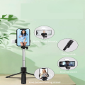 Selfie Stick With Led Light Wireless Bluetooth Foldable Mini Tripod Stand Mobile Holder With Fill Light Shutter Remote Control For Ios Android. 
