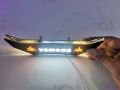 Yamaha Monogram LED White YELLOW Logo 3D Slim Design For All Ybr Yamaha Models For Motorcycle. 