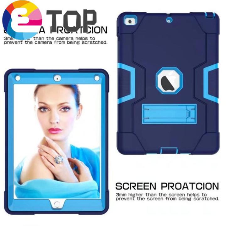 【ETOP】Case for iPad 10.2     9.7 Air 4 10.9 10.5 Pro 11 Mini 5 6 8th 9th Generation Heavy Duty Shockproof Kids Cover