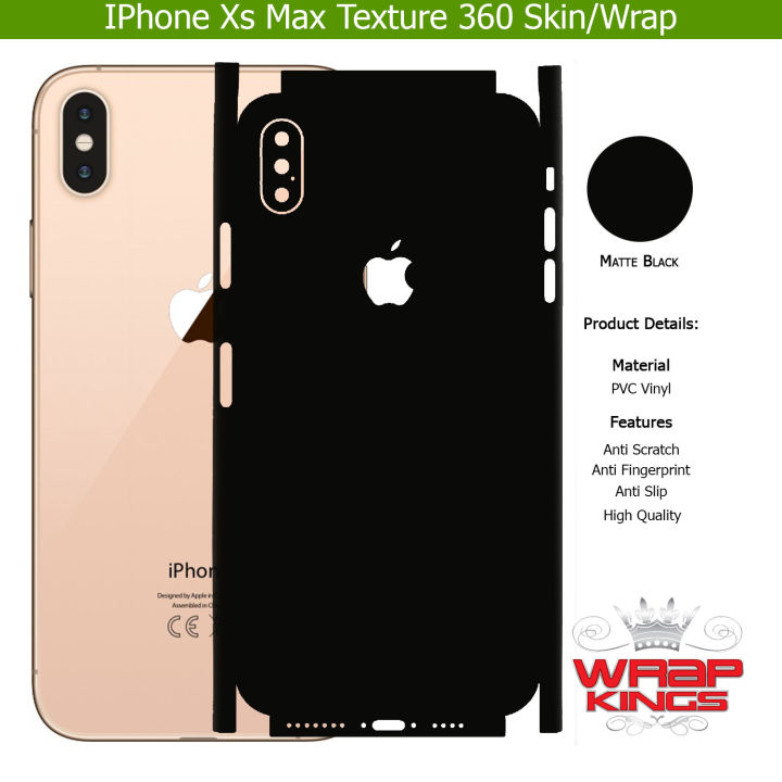 For%20Iphone%20Xs%20Max%20Skin/Wrap%20360%20Protection%20Sheet/%20Carbon%20fiber/%20Matte/%20Transparent/%20Lamination%20Back%20And%20Sides%20Included%20Camera%20Skin%20-%20Image%202