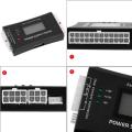 TE Computer PC Power Supply Tester Checker 20/24 pin 4 SATA HDD ATX BTX Meter (Black). 