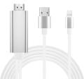 HDMI Adapter Cable for Phone to TV, Lightning to HDMI 1080P Digital AV Converter HDMI Adaptor to HDTV/Projector/Monitor Connector, Compatible with Pad/Phone 11 Pro/Xs/Max/XR/X/8/7/6 Plus. 
