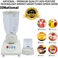 Premium Quality Juicer Machine 3-in-1 Heavy-Duty Power Blender and Grinder with Ice Crushing and Variable Speed Settings ( milkshake jug+ grinder+ blender ) heavy motor original copper winding 1.5L High-Quality Food Processor. 