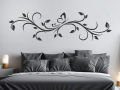 Leaf Ornament Wall Sticker 12" x 36". 