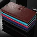 For Huawei Honor X7 Crazy Horse Pattern Leather Shell Wallet Flip Cover Magnetic Case Mobile Safety Protection Shock Resistance Phone Cases Covers. 