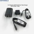 12V1.5A Fast Charger Turbo Power 18W Quick US/EU Adapter Micro/USB C Data Cable For Motorola Moto E5 Plus Z3 Play G5 G6 G7 P50. 