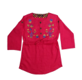 New Design Summer Cotton Embroidery Frock Kurtis for Kids. 