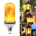 LED Flame Bulb with 3 different modes 9 Watt, Yellow Flickering Lamp With Upside Down Effect, LED Dynamic Flame Effect Light, Indoor and Outdoor Home Decoration Flame Blub, Summer Flame LED Flame Light Bulb. 
