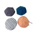 Farewell autumn beret khaki caramel autumn winter warm hat. 