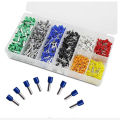 800 PCS Ferrules kit, Wire Ferrules Crimp Connector, Insulated Cord Pin End Terminal AWG 22-10 Kit ,Great Assortment Ferrules Kit With Case. 