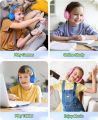 DOQAUS Kids Headphones Wired Toddler Headphones with Microphone, Foldable On Ear Headphones, 74/85/94dB Volume-Limiting, 3.5mm Jack, Safe & Comfortable for Learning & Entertainment. 