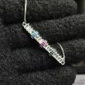 Radiant Blossom Jewelry Set – Necklace, Earrings, and Bracelet. 