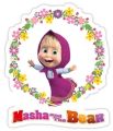 10 Pcs Masha And The Bear Cartoon Stickers Pack For Laptop, Desk , Notebooks Mobile Covers DIY Stickers - JangoMango Store. 