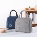 Insulated Lunch Bag For Picnic School Thickened Simple Food Drink Fresh-Keeping Cooler Bag Lunch Box Organizer. 