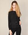 Black Chiffon Shirt for Women. 