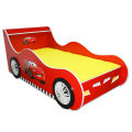 Furnishoo Mcqueen 95 Car Bed With Front Lights Sale in Pakistan - Kids Car Bed - Red Car Bed. 
