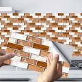 Colorful Self Adhesive Tile Stickers – Waterproof Peel & Stick Wall Tiles for Kitchen Backsplash, Bathroom & Home Décor  DIY Wallpaper Borders. 