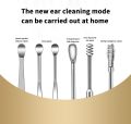 Ear Cleaner Earwax Removal Kit: Ear Wax Removal - Ear Cleaner with 6 Pcs Ear Set - Earwax Remover Tool - Ear Cleaning Kit for Adults with Storage Bag (Yellow). 