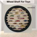 Wheel Shelf For Toys – Toy cars, truck Shelf – Wheel Shaped Multipurpose Wall Shelf. 