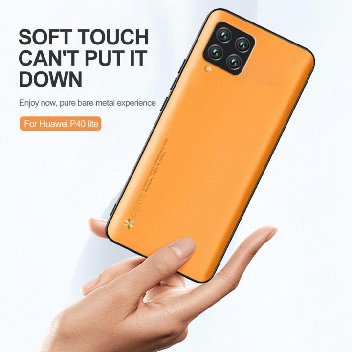 Relaxtoo For Huawei P40 Lite Case Leather Phone Cover For HuaweiP40Lite Soft Frame Camera Shockproof Slim Case Multi-color Options Dirt Resistant Precise Hole Position Case