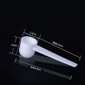 50pcs White Plastic 5 Gram 5g Scoops/spoons For Food/milk/washing Powder/medicine Measuring. 