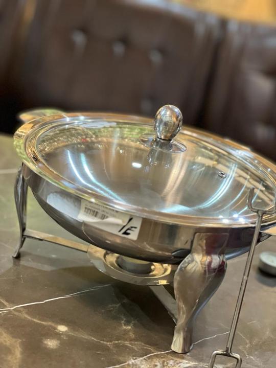 Buffet%20Serving%20Dish%20Round%20With%20Glass%20Lid%20AND%20BURNER%20-%20Image%202