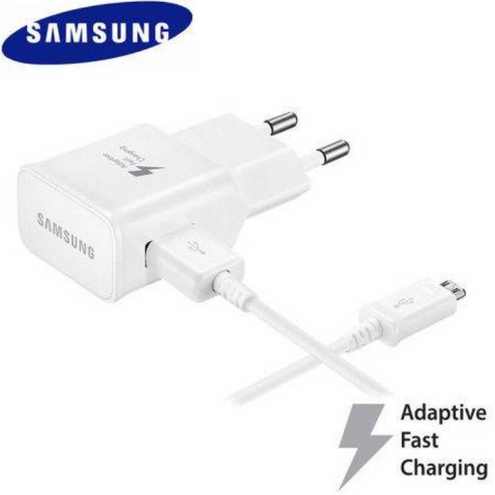 Samsung 2amp Amp Charger With Data Cable All Android Phone Supported White