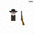 Red Dead Mini Action Figures Bricks Arthur Morgan Games Assembly Building Blocks Toys for Children American Civil War. 