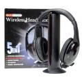 WIRELESS HEAD PHONE  MH 2001  Transmitter on Ear Headset With FM Radio Wireless TV Headset Monitor Earphone for TV PC Smart Phone. 