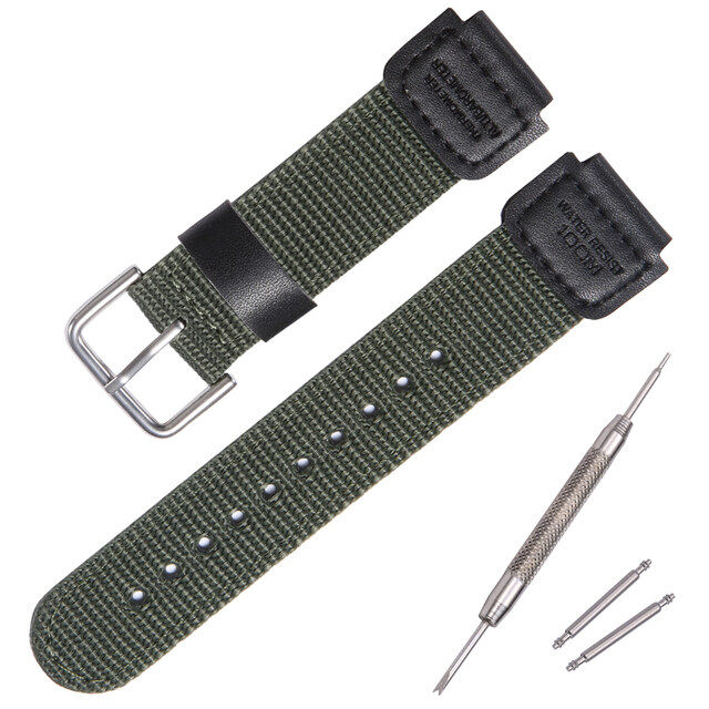 【ETOP】18mm Cloth/Leather Nylon Strap Suitable for Casio AE1200 AE1000 PRG-270 MRW-200H AEQ-110W AQ-S810 Men's Watch band Accessories