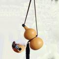 Perfeclan Dried Gourd Water Bottle Gourd Craft Calabash Ornament Decoration, Portable Water Bottle Water Gourd Gourd Jug for Camping, Outdoor. 