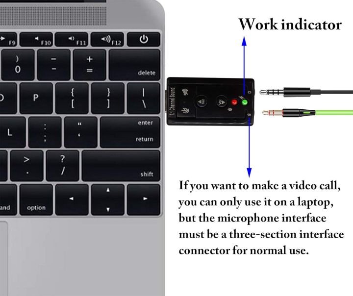 USB%202.0%207.1-Channel%20Virtual%20USB%203D%20Stereo%20Audio%20Adapter%20External%20Sound%20Card%20with%203.5%20mm%20Audio%20and%20Microphone%20Ports,%20Internal%20Amplifier%20and%20Volume%20Controls%20-%20Image%202