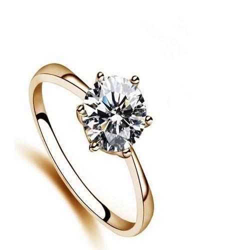 Yellow Gold Silver Anilos 8mm Ring