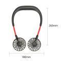 Neck Fan for Kitchen  Folding Handheld Fan Wearable Portable Neckband Mini Fan USB Chargeable. 