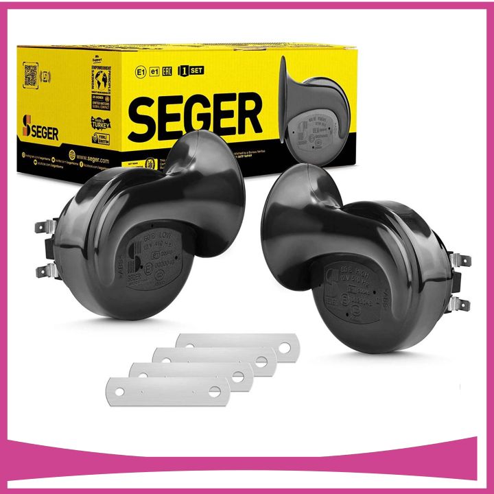 Water Proof Car Horn Lound Sound-Seger Car Horn For Honda | Suzuki | Toyota- Used In Every Big Car Sond of Train Horn Pa-Pa Horn Perfect For Honda CG 125 and Honday Cd 70 and all bike Horn