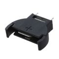10 Pcs Black Plastic CR2032 Cell Button Lithium Battery Sockets Holder. 