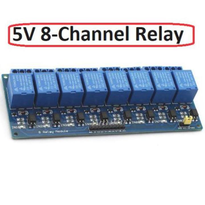 8 channel 5V Relay module 10A 250V AC for Arduino