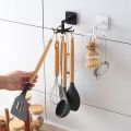 Kitchen Spoon Holder Stand, Rotating 360° Wall-Mounted, Punch-Free, Multi-Purpose Rack for Utensils, Jewelry, and Accessories – 1Pc. 