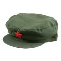 beler China Chairmen Mao PLA Red Army Soldier Green Star Cap Communist Party Hat. 