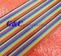 【All Of Me】1M 3.3ft 40 Way Flat Color Rainbow Ribbon IDC Cable Rainbow Cable. 
