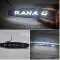 Rana G Motorcycle LED Monogram for FRONT Universal Names Glowing WHITE Universal Fit. 