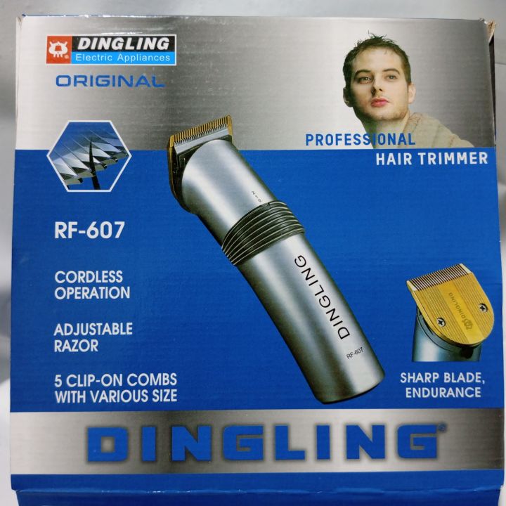 New Original DINGLING RF-607 Professional Hair Clipper -  Hair Trimmer -  Beard Trimmer - Shaving Machine