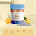 Orange Ginger Bath Salt 32 Ounces 907gm Epsom Salt with Natural Ginger and Orange Essential Oils Plus Vitamin C in BPA Free Pouch with Easy Press-Lock Seal. 