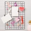 65cm x 45cm Metal grid for wall decor study room wall hanging pictures frame hanging. 