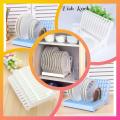 Foldable Dish Drying Rack Holder, Reach Top Multipurpose Dish Drainer Plastic Sink Dish Rack For Home Kitchen, Hold up to 12 Plates. 